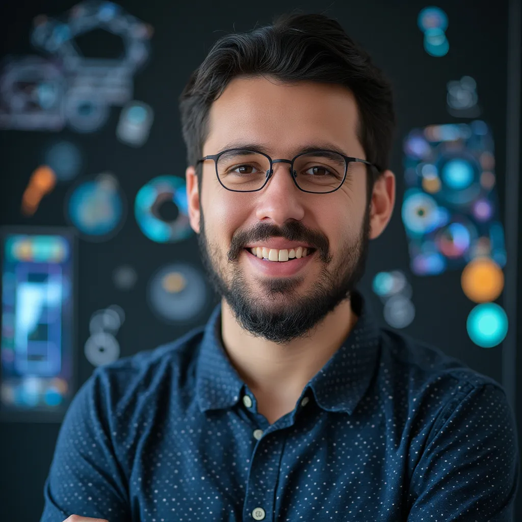 Retrato de Lic. Matías Vega, Director de Innovación